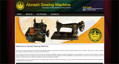Desktop Screenshot of abnashsewingmachine.com